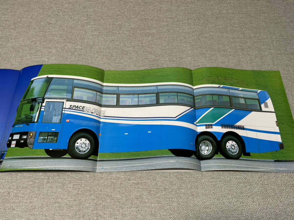[ автобус каталог ] Showa 62 год примерно Nissan дизель spec - swing 3 ось большой высокая скорость туристический автобус P-DA67 серия 