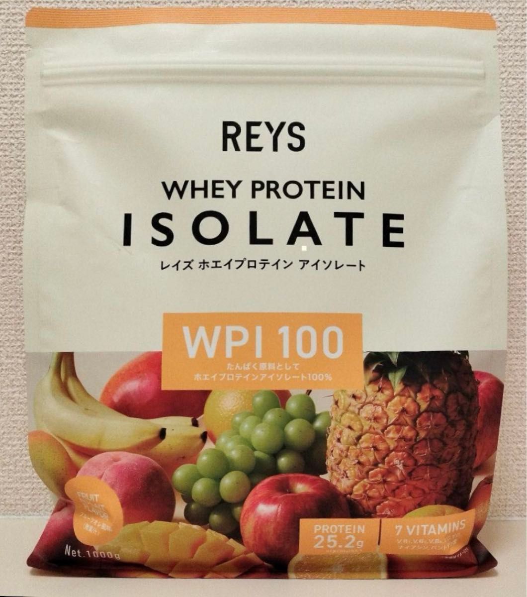 REYS レイズ WPI ホエイ プロテイン アイソレート  フルーツオレ風味 1kg