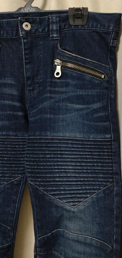 NO ID. стрейч Denim Rider's обтягивающий брюки синий 2 размер 