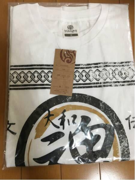 【新品】最終特割 IKAZUCHI いかずち プリントTシャツ 白 大和魂 M 和柄 お洒落 激安 送料185円可！_画像1