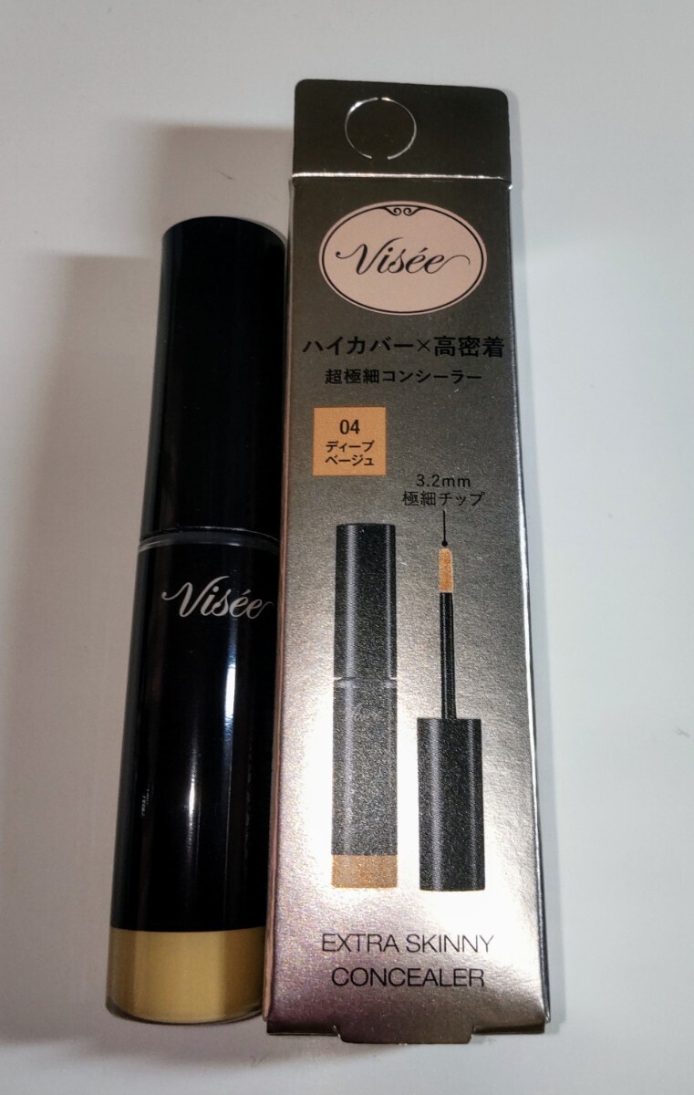 [ once only use ] Visee extra skinny concealer (04 deep beige ) regular price 1320 jpy Visee [ free shipping ]