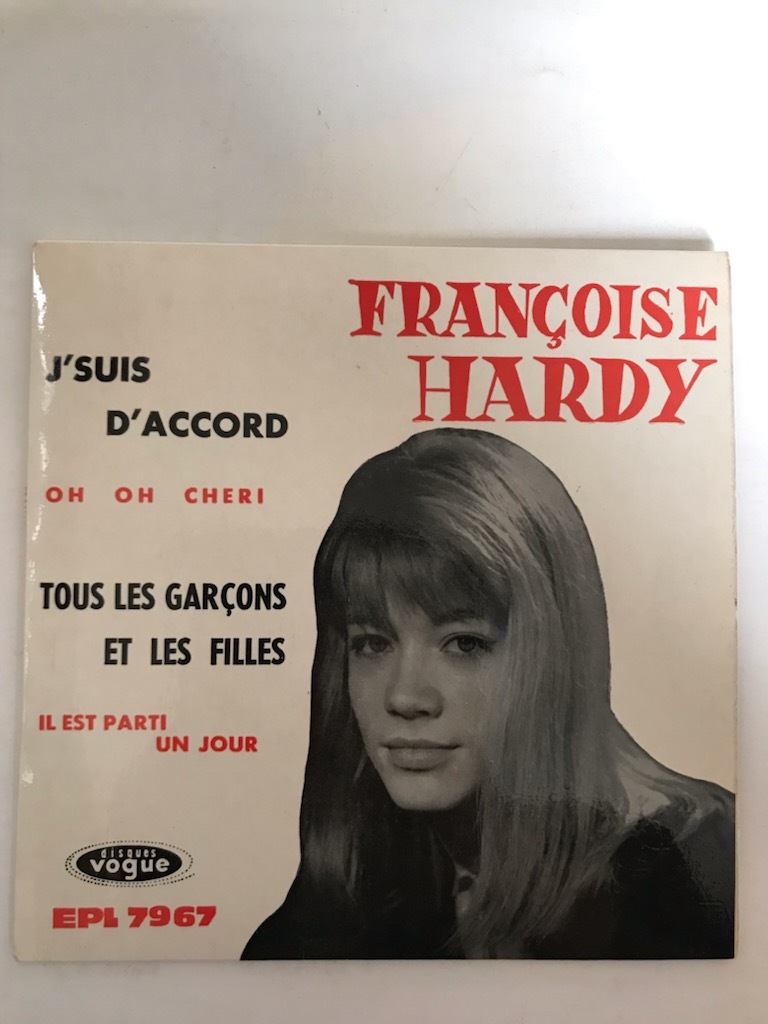 ■FRAオリジEP■FRANCOISE HARDY-フランソワーズ・アルディ/J'Suis D'Accord 1962年 仏VOGUE 美品_画像1
