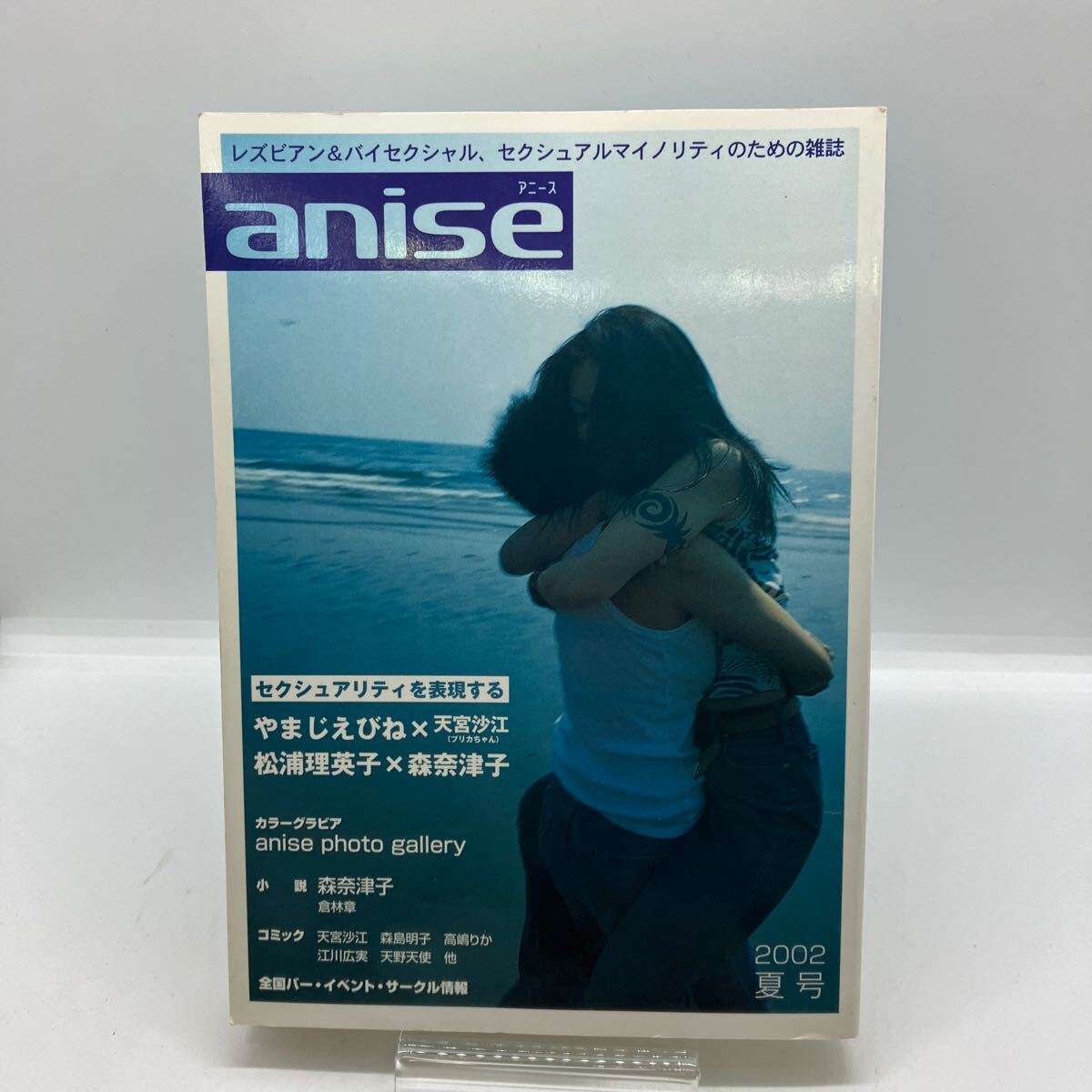 レズビアン雑誌 anise アニース 2002年夏号 百合 やまじえびね 森奈津子 松浦理英子 天宮沙江 LGBT レズ 同性愛の画像1