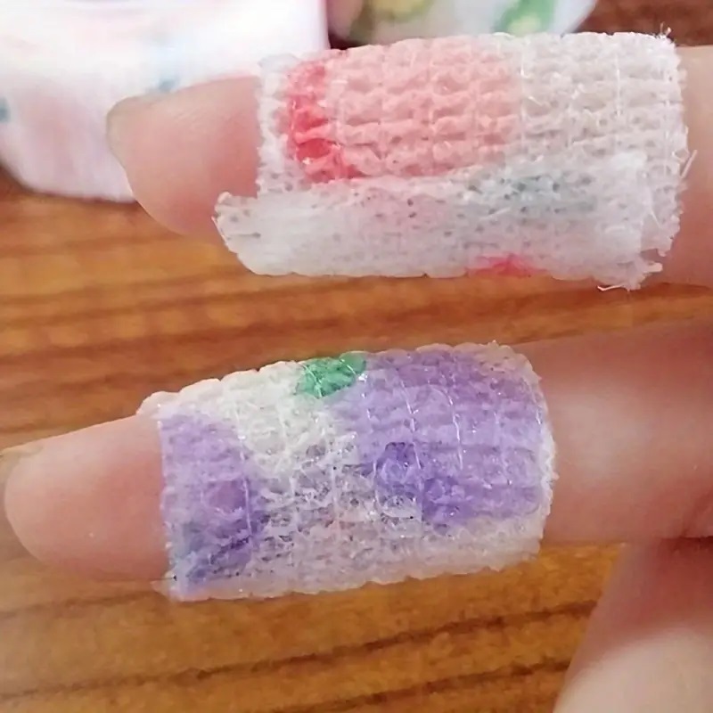 10 piece set ( pattern is incidental ) colorful . lovely self put on . tape self put on bandage 