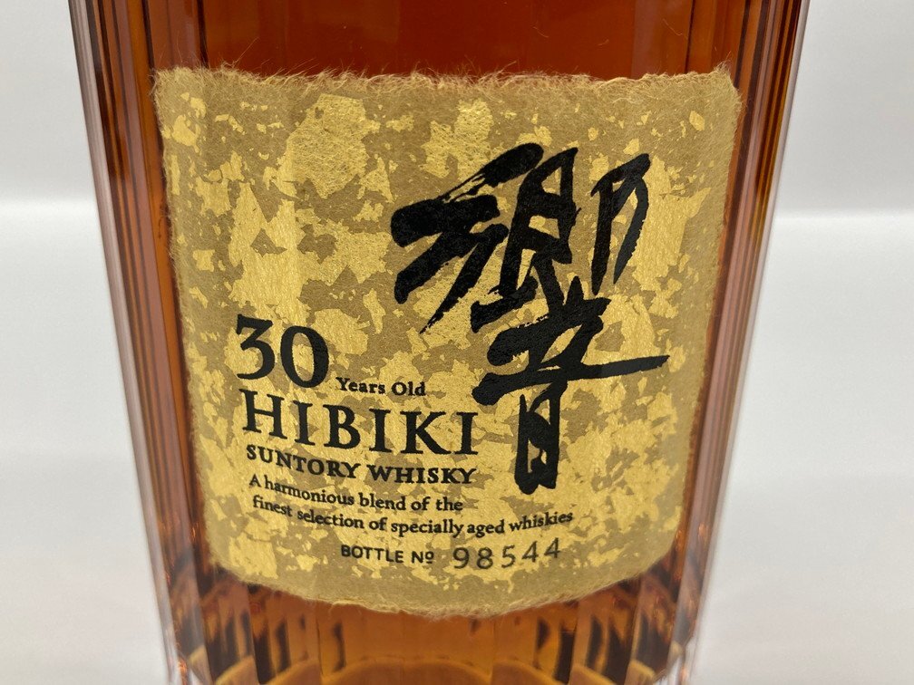 SUNTORY WHISKY HIBIKI Suntory виски .30 год 700ml 43% с коробкой не . штекер внутренний sake [CEAB7064]* Tokyo Metropolitan area внутри ограничение отправка *
