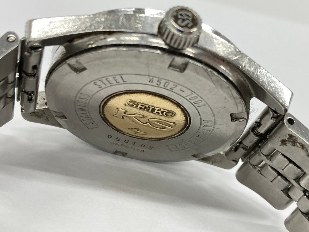 SEIKO セイコー 腕時計 KS ハイビート SS 4502-7001 稼働品【CEAG7084】の画像5