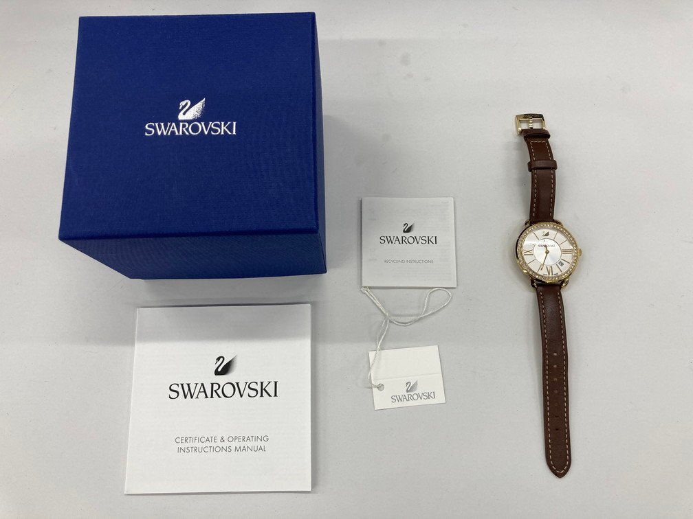 SWAROVSKI ... лыжи   наручные часы     разные  7 шт.    коробка  идет в комплекте 【CEAG8014】