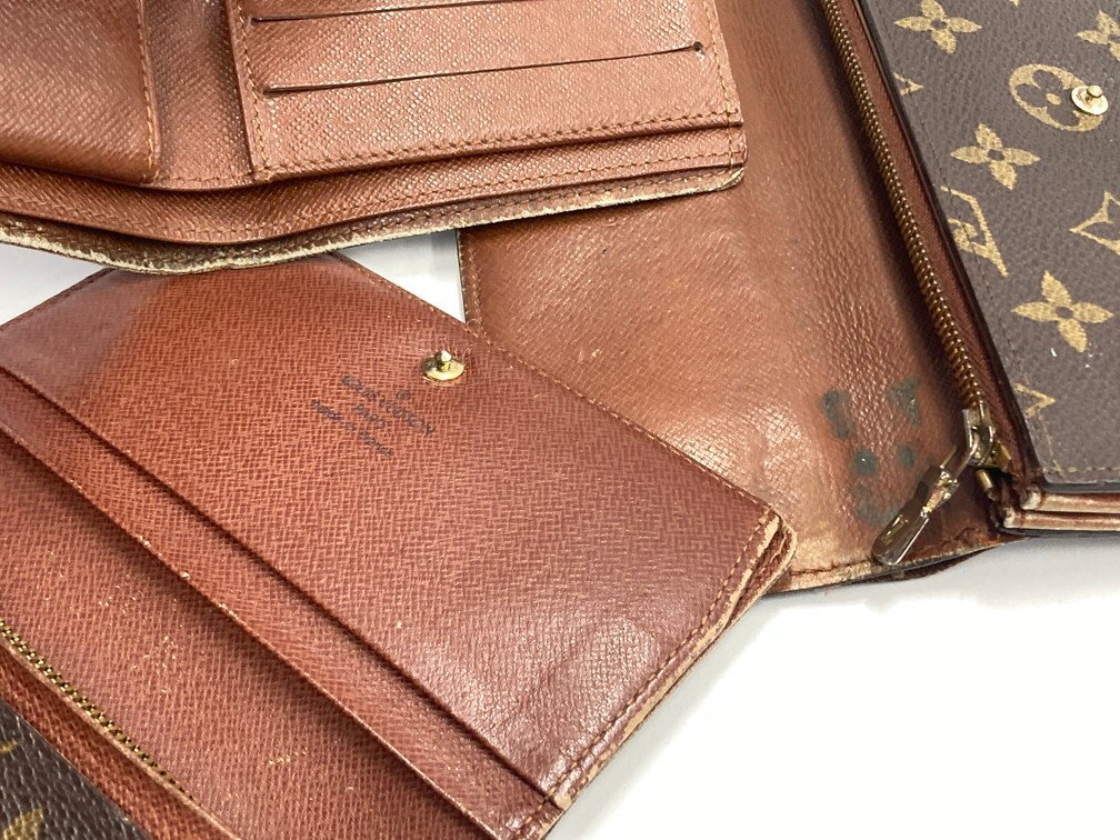 財布 6点 おまとめ LOUIS VUITTON ルイ ヴィトン モノグラム ポルトモネビエ/サラ/ポルトトレゾールエテュイシェキエ/他【CEAI4002】の画像9