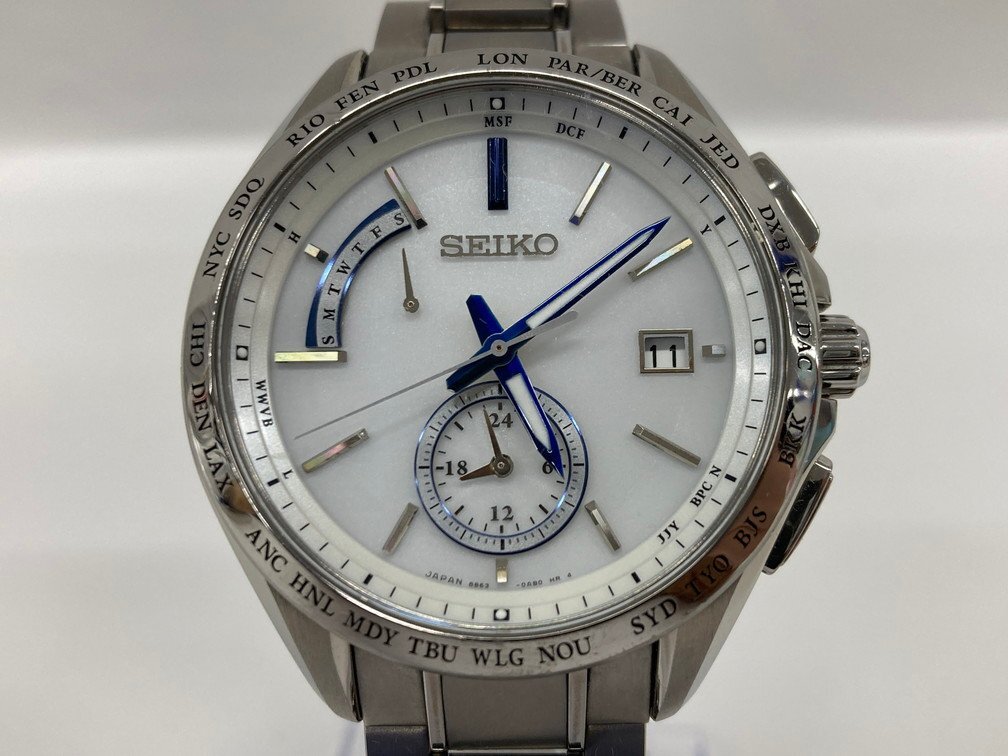 SEIKO セイコー 腕時計 ソーラー 8B63-0AA0 792894 稼働 箱あり【CEAK8062】_画像1