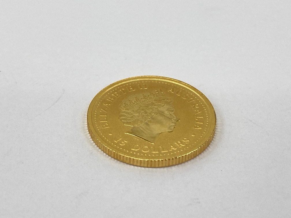 K24IG　オーストラリア　カンガルー金貨　1/10oz　2006　総重量3.1g【CEAH6055】_画像2