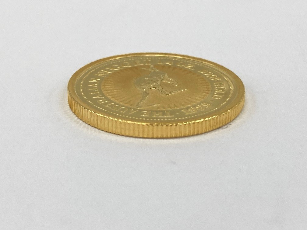 K24IG　オーストラリア　カンガルー金貨　1/4oz　1995　総重量7.7g【CEAH6028】_画像3