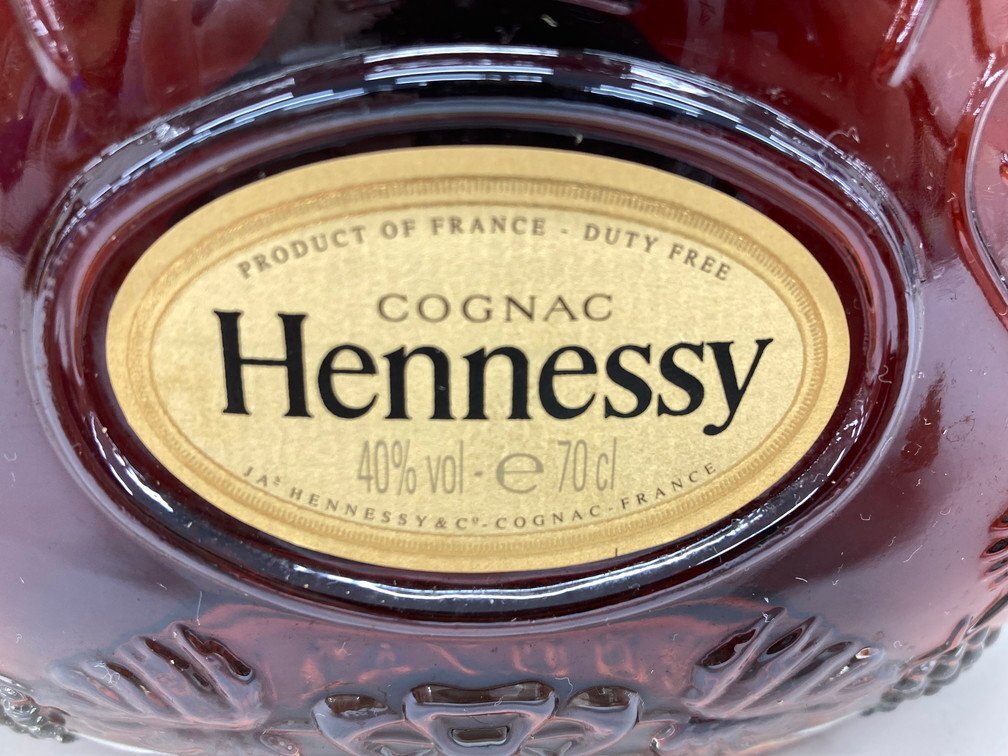 Hennessy　ヘネシー　XO　コニャック　金キャップ　クリアボトル　700ml　40％　箱付き　未開栓　国外酒【CEAN4003】_画像4