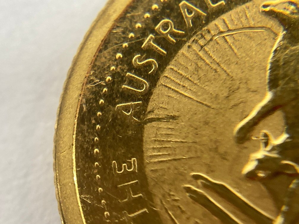 K24IG　オーストラリア　カンガルー金貨　1/20oz　1994　総重量1.5g【CEAH6029】_画像7