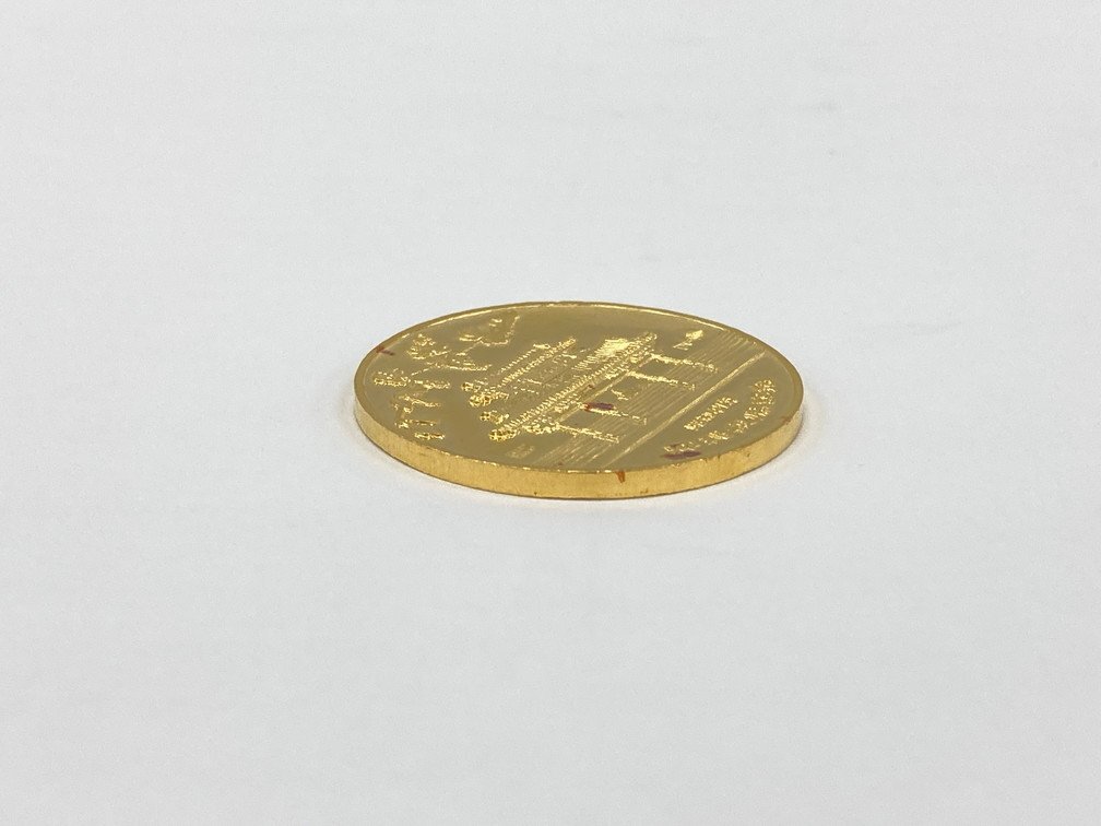 K24 оригинальный золотой медаль Okinawa возвращение память 1000 печать полная масса 15.1g[CEAH6025]