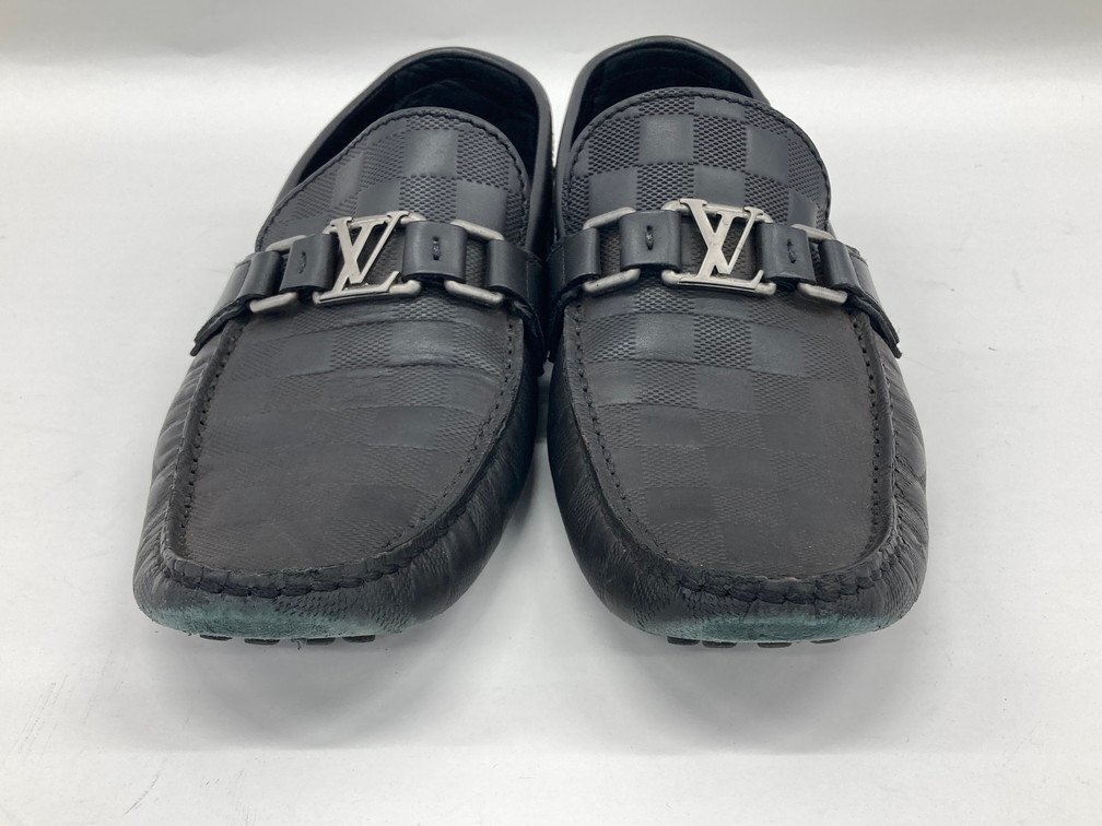 LOUIS VUITTON ルイヴィトン ダミエグラフィット ドライビングシューズ ND0162 サイズ6 1/2【CEAN6026】_画像2