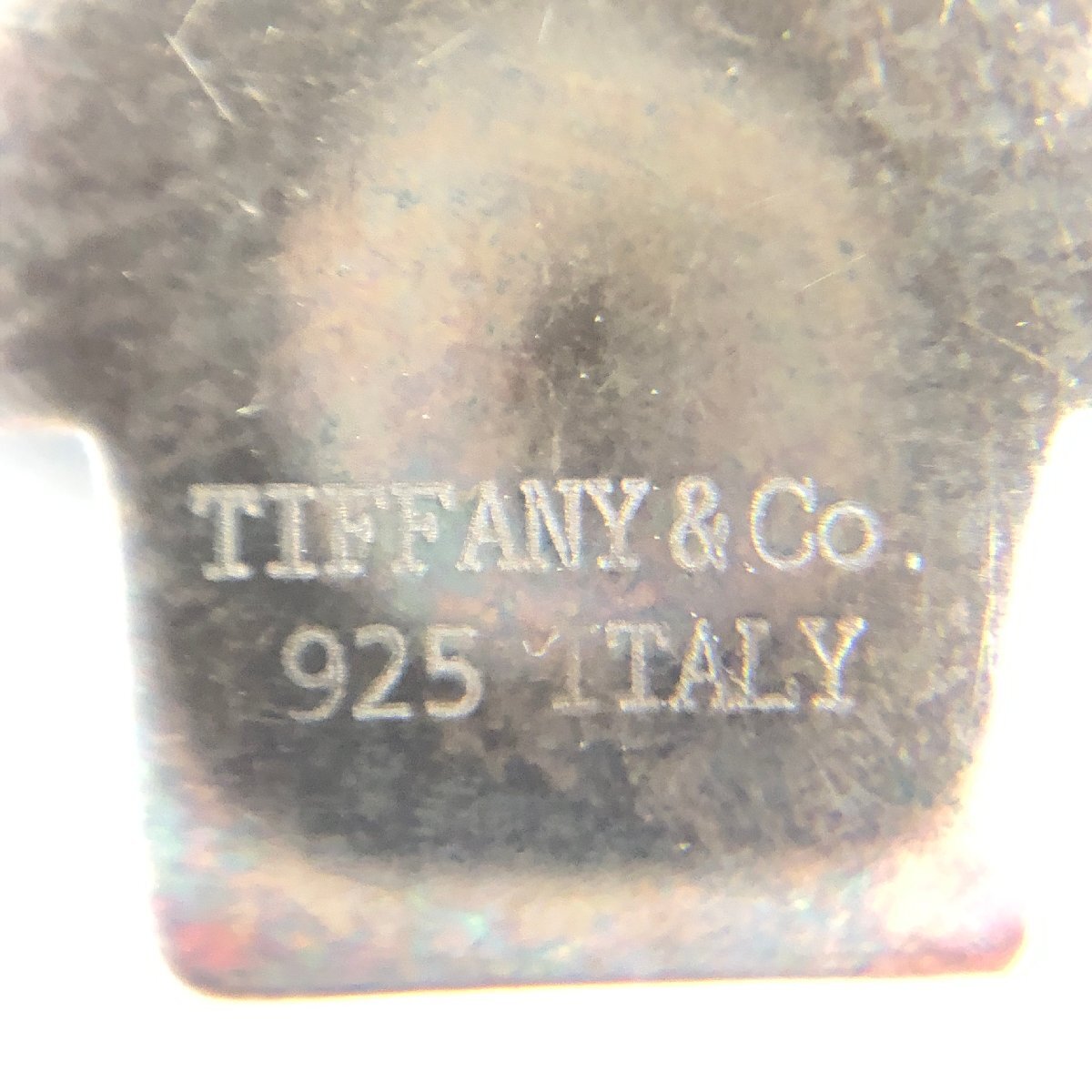 TIFFANY＆Co. ティファニー クロス ネックレス 925 総重量4.0g 箱付【CEAD4011】の画像3