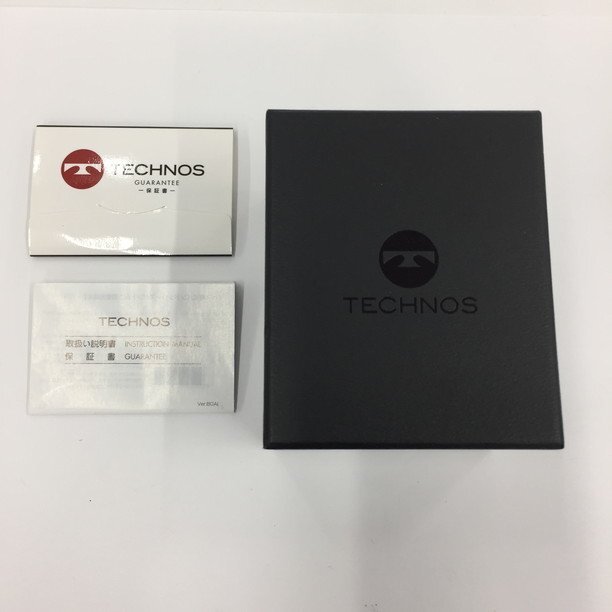 TECHNOS テクノス SS/CE 時計 稼働品 リューズ◯ 箱有り【CEAD2022】の画像10