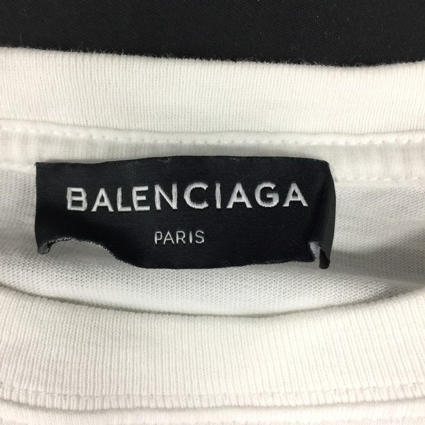 BALENCIAGA　バレンシアガ　Tシャツ　ホワイトカラー　サイズXS【CDAV5033】_画像4