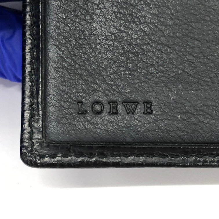 LOEWE　ロエベ　アナグラム　二つ折り財布　箱付き【CDBB6051】_画像6