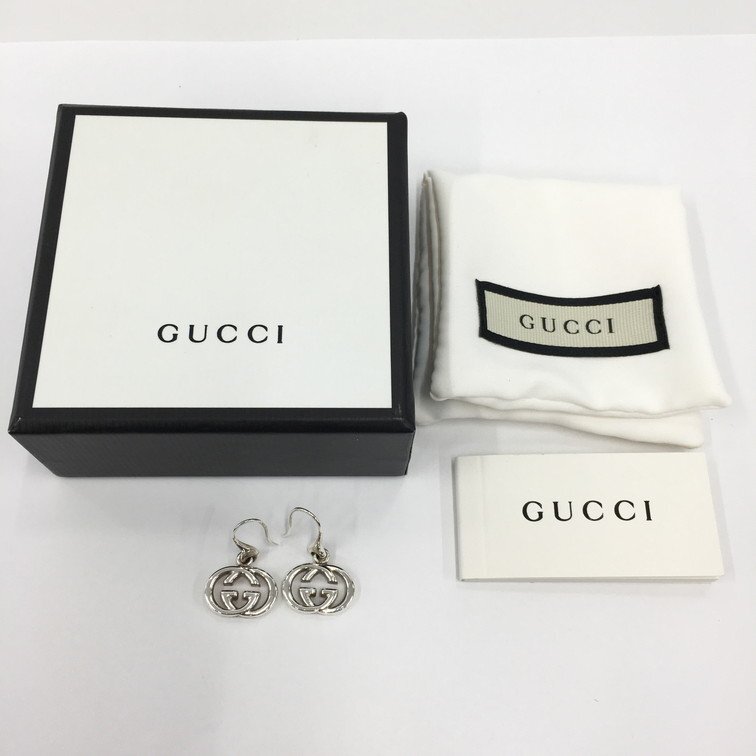 GUCCI グッチ インターロッキングG ピアス 925【CDBC4045】_画像9