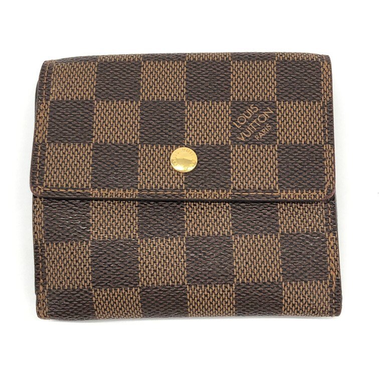 LOUIS　VUITTON　ルイ・ヴィトン　ダミエ ポルトモネ・ビエ カルトクレデ　N61652/ＳＰ1172　折り畳み財布【CDBB6040】_画像1