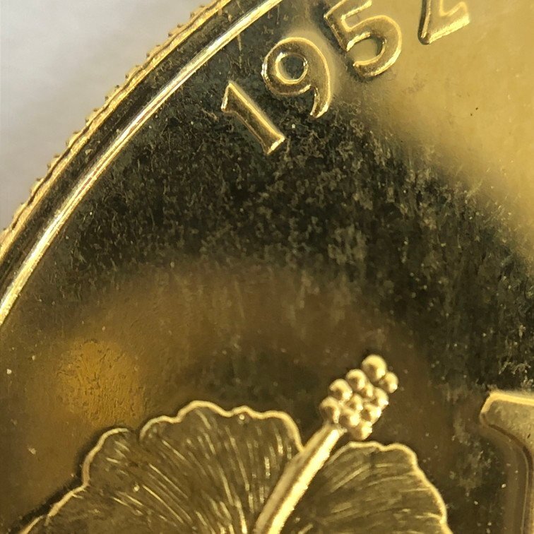 K22 クック諸島 エリザベス2世 25周年記念 100ドル金貨 総重量9.8g【CDBD7094】の画像5