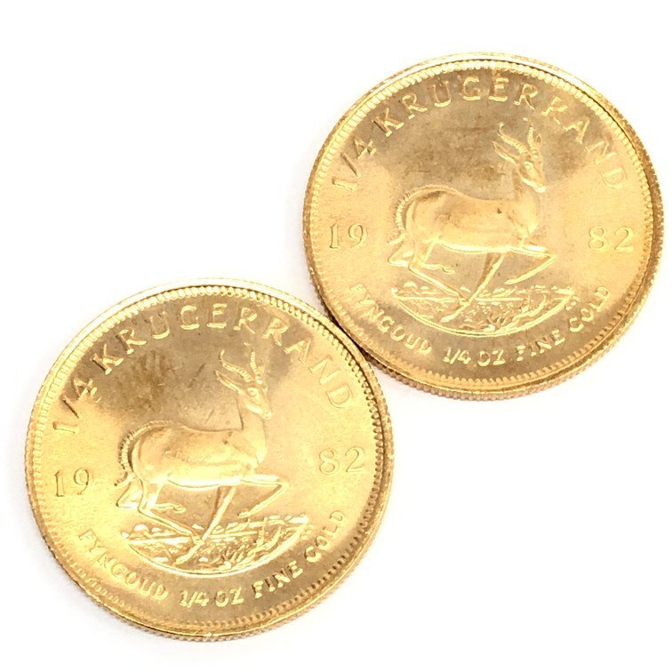 K22 south Africa also peace country Crew Galland gold coin 1/4oz 5 sheets summarize total -ply 42.5g[CDAX8055]