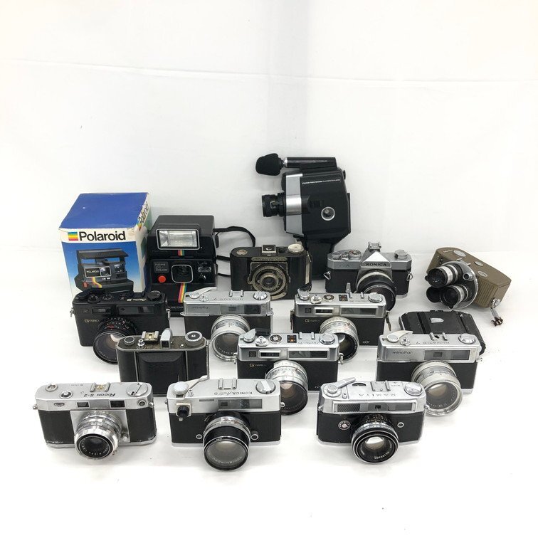 フィルムカメラ レンズ おまとめセット YASHICA ELECTRO35 / MINOLTA SIX / MINOLTA HI-MATIC7 他【CEAA1002】の画像1