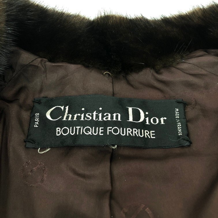 Christian Dior クリスチャンディオール 毛皮 コート ポンチョ【CDBD5015】の画像3