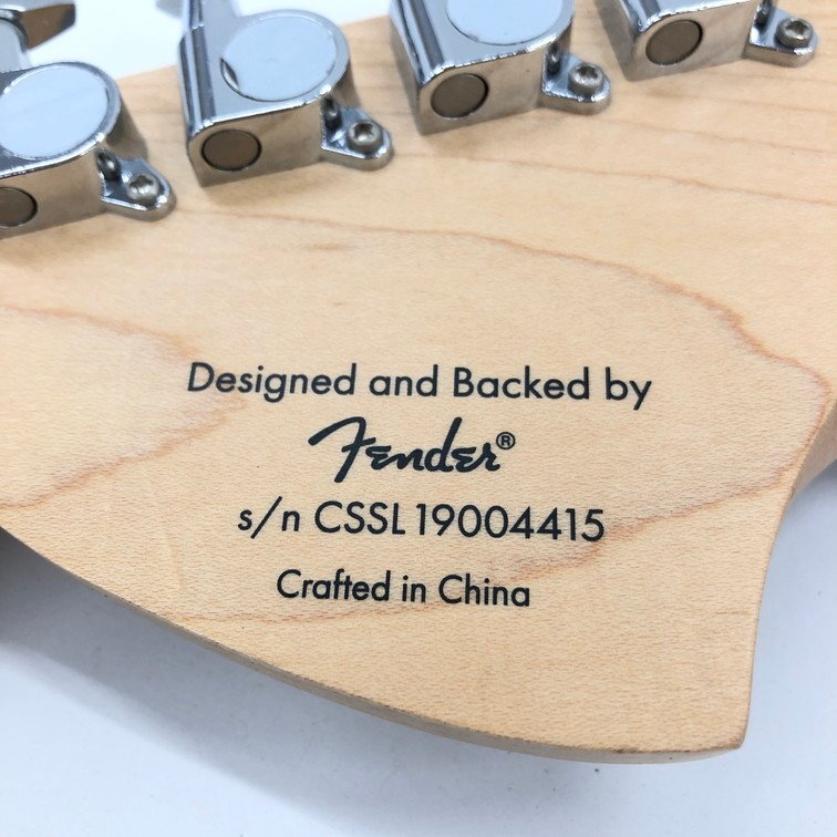 Fender Squire フェンダー スクワイヤー エレキギター CSSL 19004415 ストラップ・ソフトケース付き【CEAA1003】_画像9