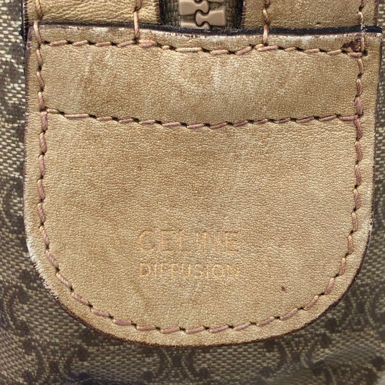 CELINE セリーヌ マカダム ボストンバッグ【CEAE6028】の画像7