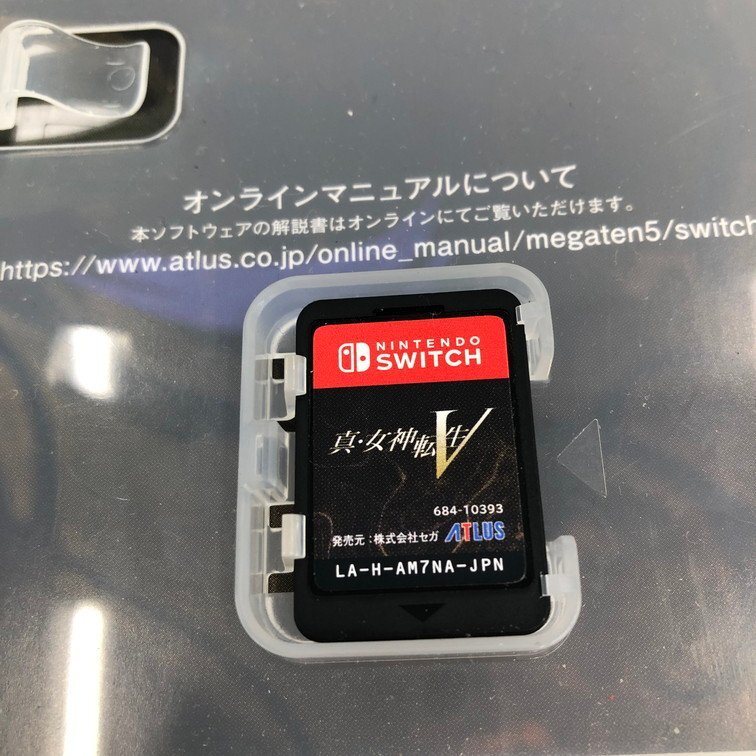 任天堂 Nintendo Switch ソフト 女神転生5 ケース付き【CEAD1020】の画像6