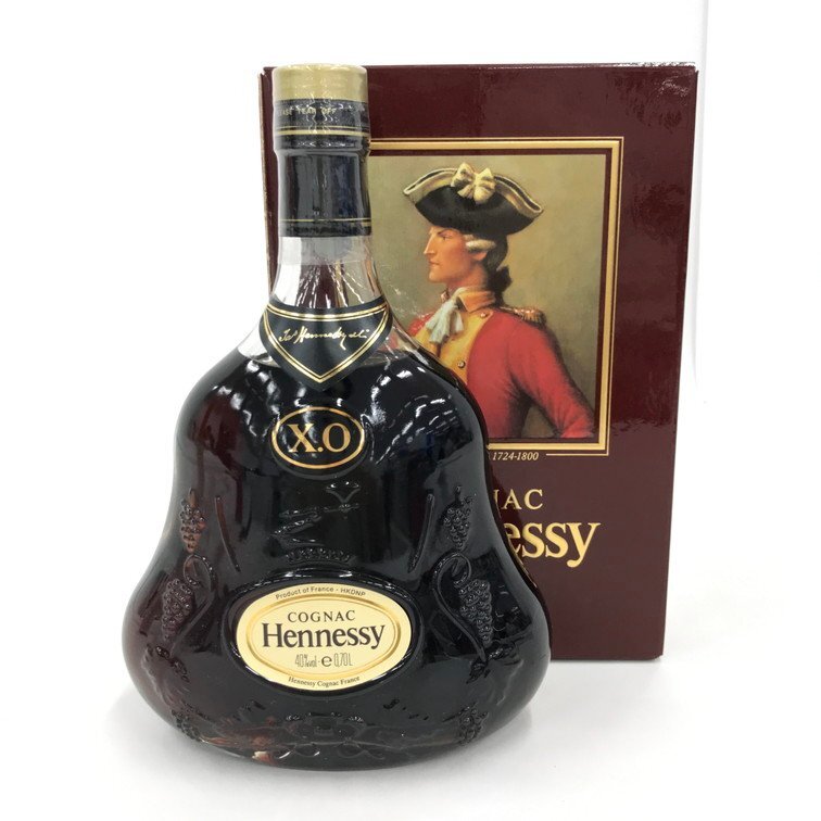 Hennessy　ヘネシー　XO　コニャック　700ml　40％　国外酒　未開栓　箱付き【CEAE3004】_画像1