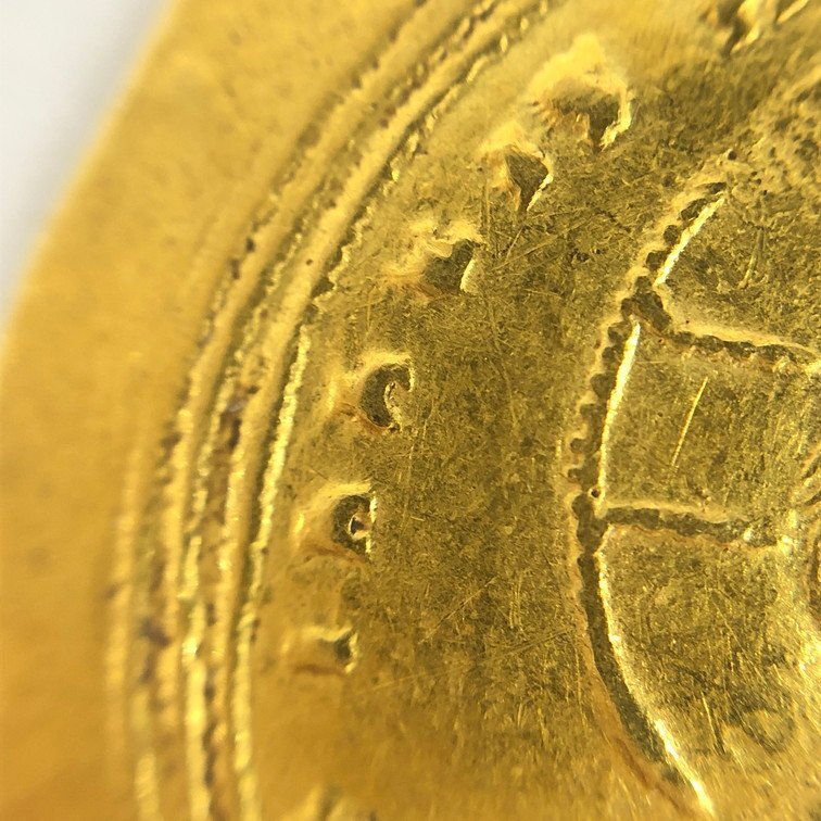 K22　ビザンツ帝国　コンスタンティヌス9世　金貨　総重量4.4g【CEAB6030】_画像4