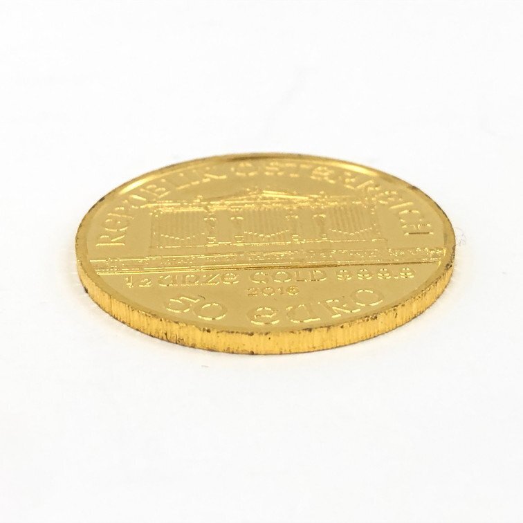 K24IG we n gold coin is - moni -1/2oz 2016 gross weight 15.5g[CEAB6016]