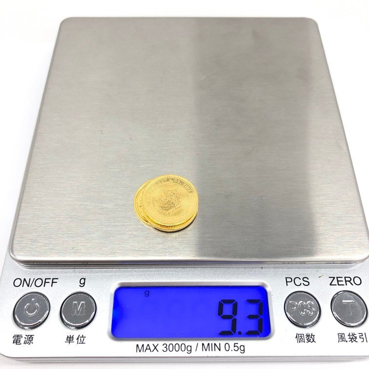 K24IG Australia kangaroo gold coin nageto gold coin 1/10oz 3 sheets summarize gross weight 9.3g[CEAB6052]