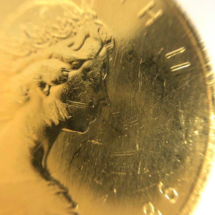 K24IG カナダ メイプルリーフ金貨 1/2oz 総重量15.5ｇ【CEAC6038】の画像6