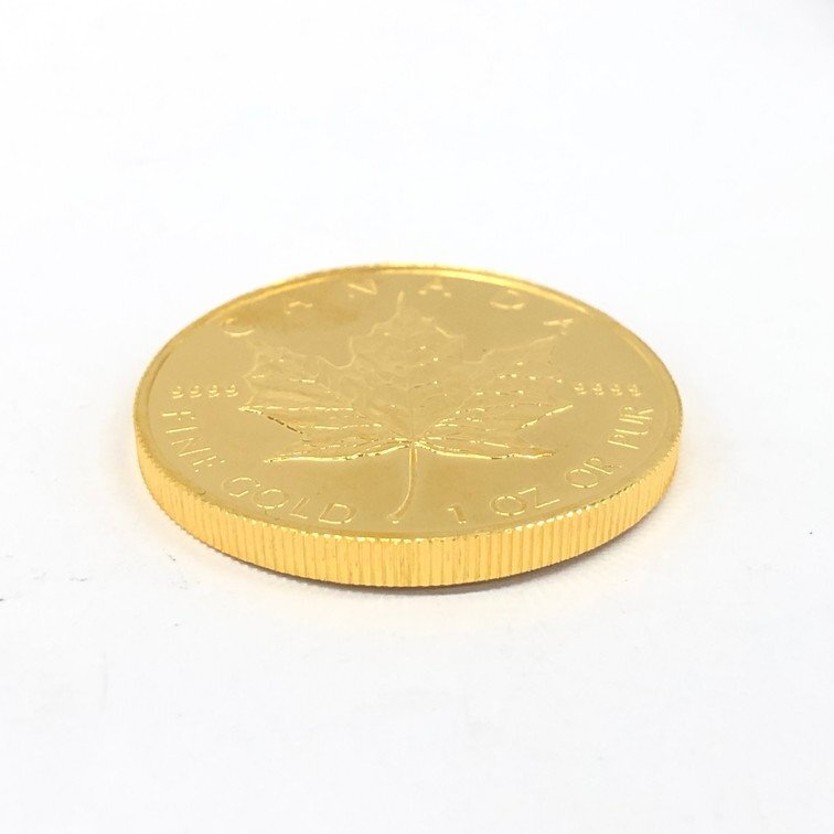 K24IG カナダ メイプルリーフ金貨 1oz 総重量31.1ｇ【CEAC6033】の画像3