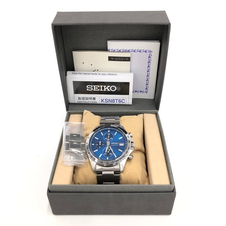 SEIKO セイコー 腕時計 稼働品 クロノグラフ 990254【CEAH3047】_画像1