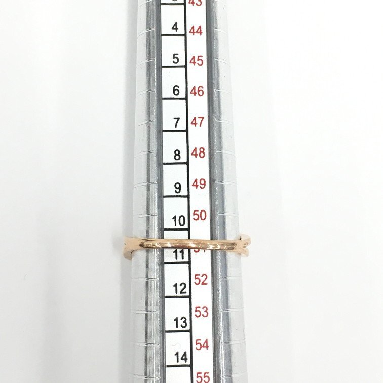 4℃ ヨンドシー リング K10刻印 11号 1.8g【CEAI9030】の画像7