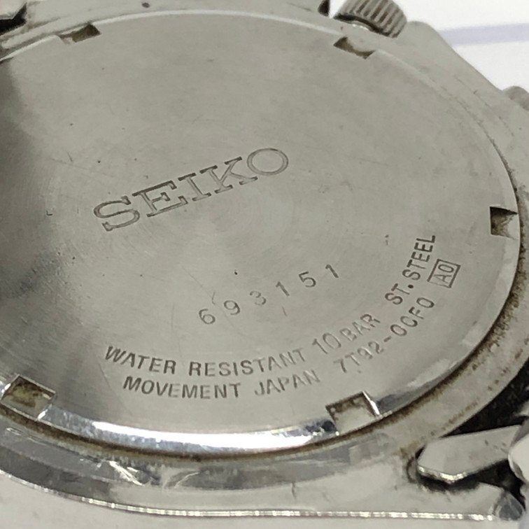 SEIKO セイコー パイロット クロノグラフ 腕時計 7T92-00F0 693151【CEAH7051】_画像6