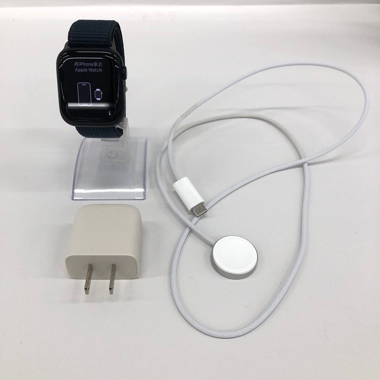 Apple Watch Series 9 (GPS) アップルウォッチ A2980 45mm Aluminum 初期化済み【CEAH7043】_画像8