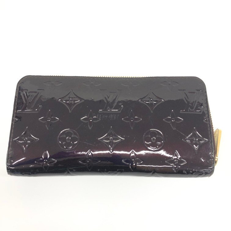 LouisVuitton　ルイ・ヴィトン 財布　モノグラム　ヴェルニ　ジッピーウォレット　アマラント　M93552/CA2099【CEAI7035】_画像1