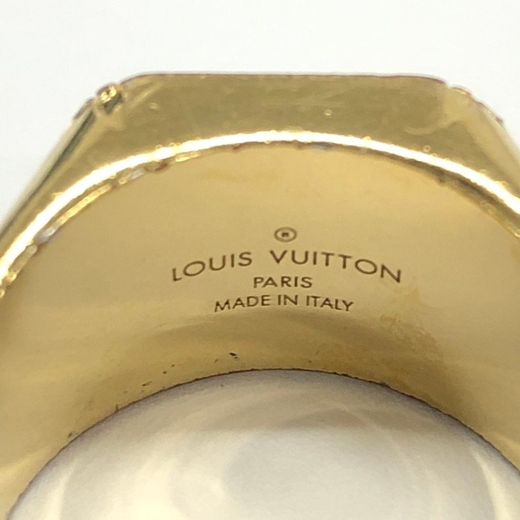 Louis Vuitton　ルイヴィトン　シグネットリング　モノグラム　M80191/DI0290　Lサイズ【CEAJ9041】_画像5