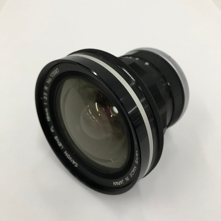 Canon キヤノン レンズ LENS FL 19mm 1:3.5 R No.10997 ケース付【CEAK5008】_画像1