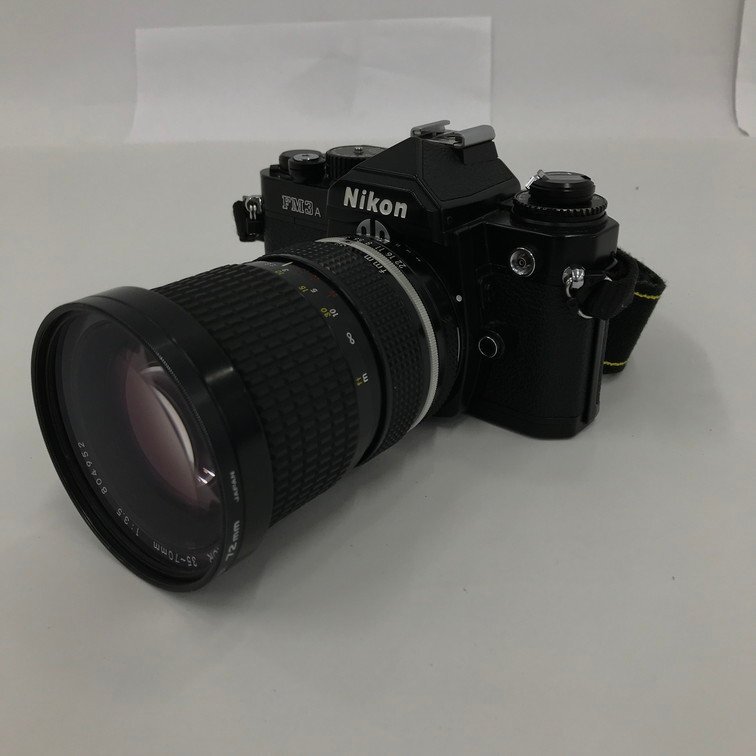 Nikon ニコン FM3A 一眼レフ フィルムカメラ / レンズ Zoom-NIKKOR 35-70mm 1:3.5【CEAK5014】_画像1