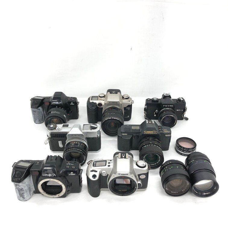 フィルムカメラ おまとめセット Cannon T70 / Cannon EOS55 / Minolta a7700i 他【CEAL1020】_画像1
