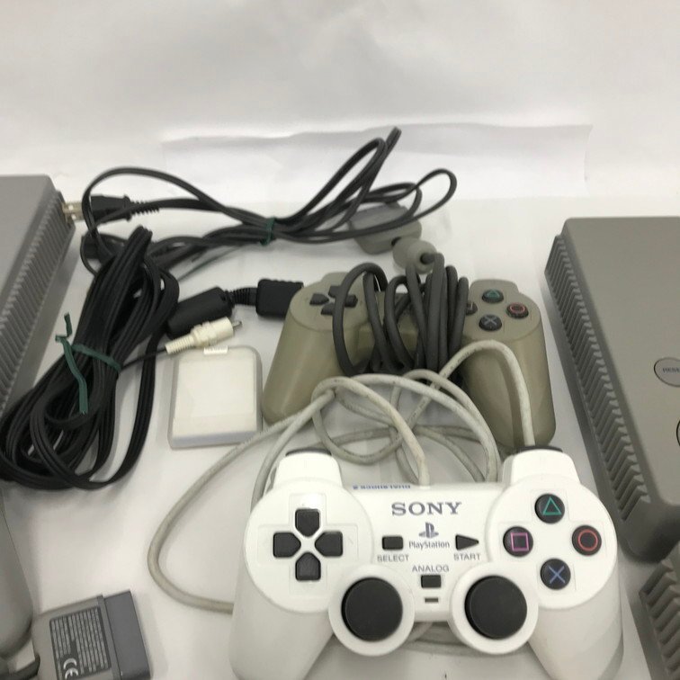 PlayStation プレイステーション 本体 SCPH-1000 / SCPH-5500 /SCPH-7000 / コントローラー×4 / ソフト おまとめセット【CEAL9030】_画像3