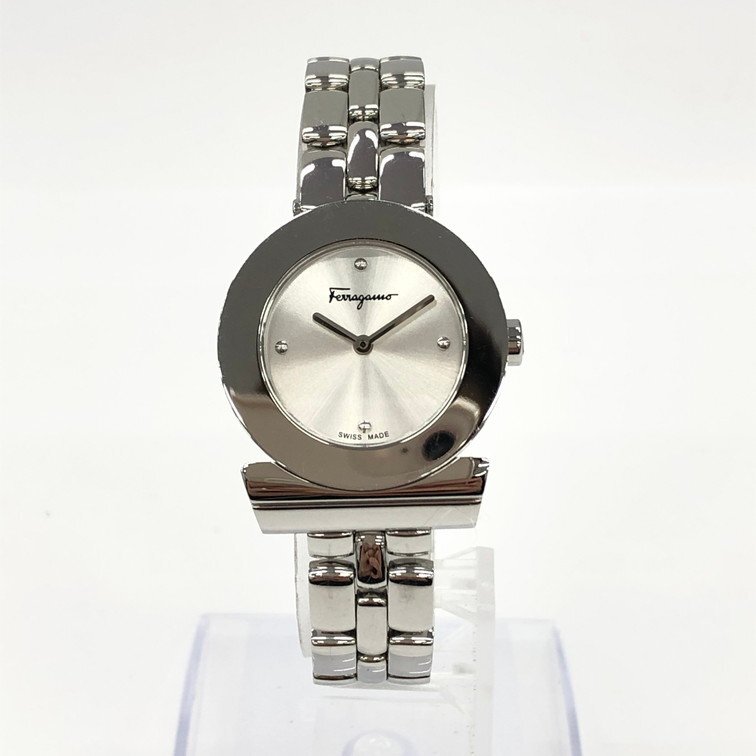 Salvatore Ferragamo サルヴァトーレフェラガモ 腕時計 211027350171 箱付き 稼働品【CEAL0031】_画像2