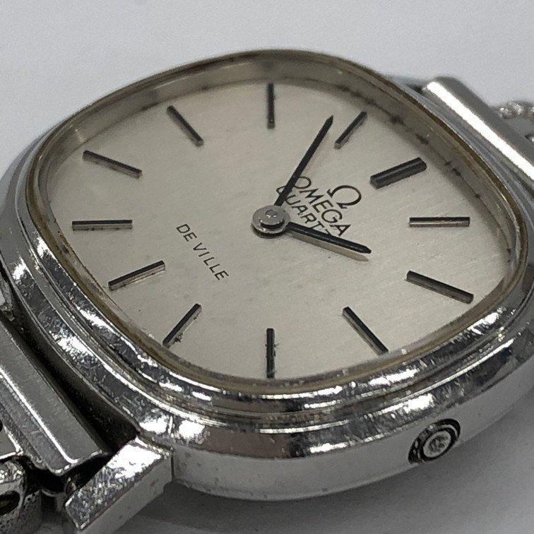 OMEGA オメガ 腕時計 DE VILLE SS クオーツ 稼働品 ベルト社外【CEAL0012】_画像7